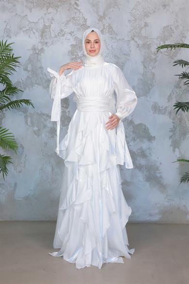 Berika Tasarım Abiye - Beyaz