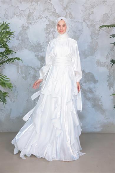 Berika Tasarım Abiye - Beyaz