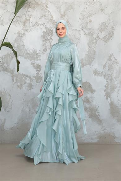 Berika Tasarım Abiye - Mint Yeşil