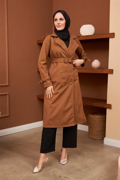 Berna Trench Coat - Tan