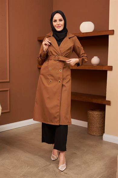 Berna Trench Coat - Tan
