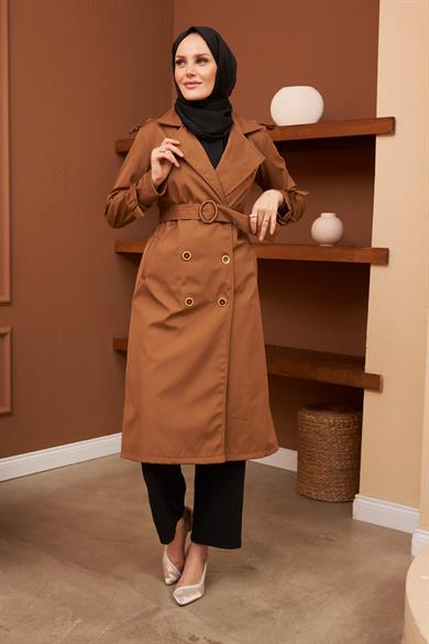 Berna Trench Coat - Tan