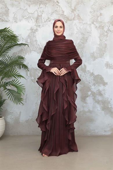 Beste Abiye - Kahverengi