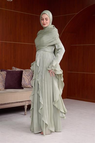 Beste Abiye - Mint Yeşil