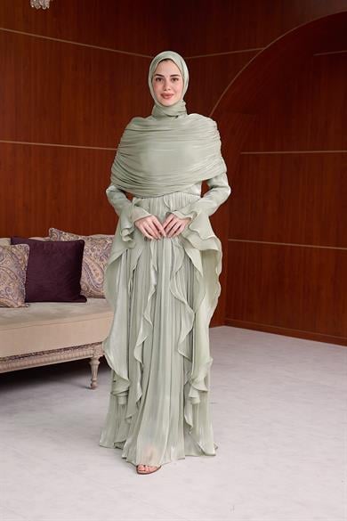 Beste Abiye - Mint Yeşil