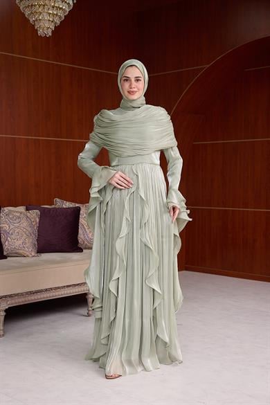 Beste Abiye - Mint Yeşil