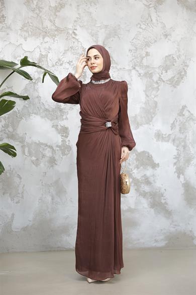 Bihter Abiye - Kahverengi