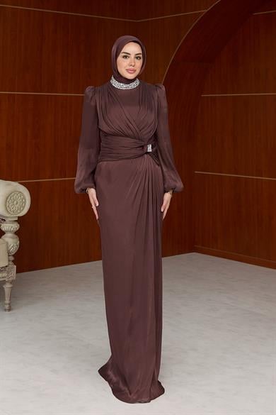 Bihter Abiye - Kahverengi