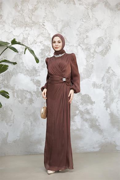 Bihter Abiye - Kahverengi