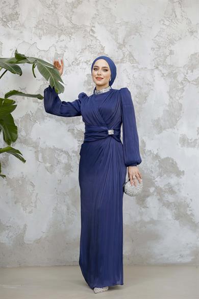 Bihter Abiye - Lacivert