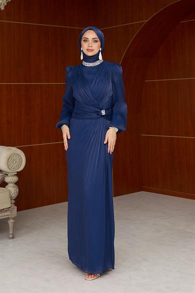 Bihter Abiye - Lacivert