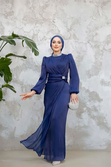 Bihter Abiye - Lacivert