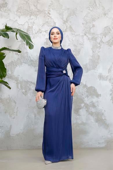 Bihter Abiye - Lacivert