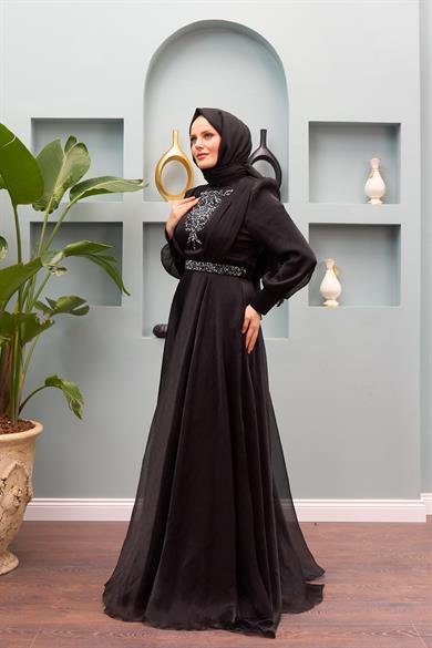 Biray Evening Dress - Black