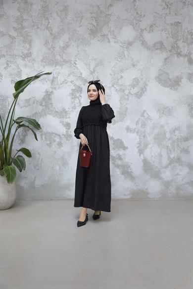 Birgül Elbise - Siyah