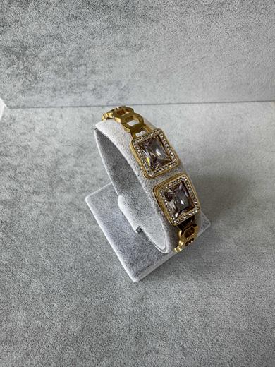 Çelik Bileklik2 - Gold