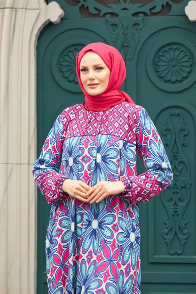 Ceylan Dress - Fuchsia