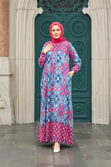 Ceylan Dress - Fuchsia