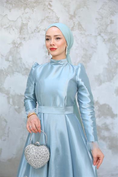 Çiçek Abiye - İndigo