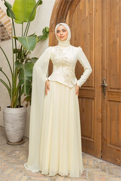 Çimen Tasarım Abiye - Sarı