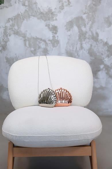 Deniz Kabuğu Tasarım cÇanta - Bakır