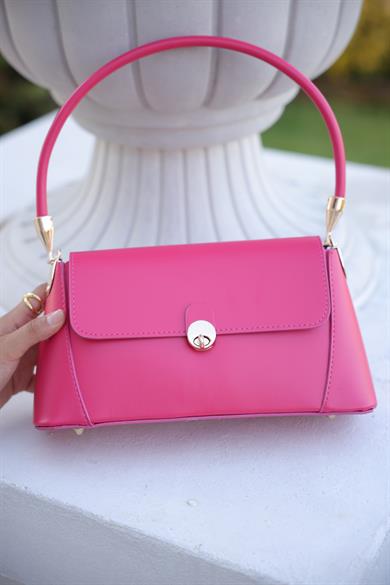 Dikdörtgen El Çantası - Pembe