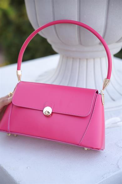 Dikdörtgen El Çantası - Pembe