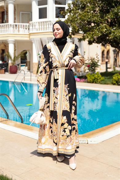 Dila Tasarım Elbise - Siyah