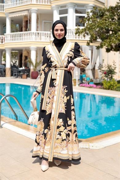 Dila Tasarım Elbise - Siyah