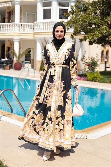 Dila Tasarım Elbise - Siyah