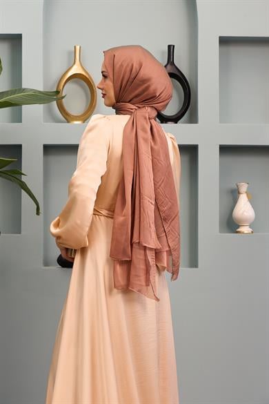 Dilber Evening Dress - Beige