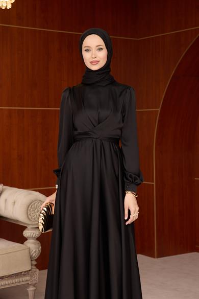 Dilber Evening Dress - Black