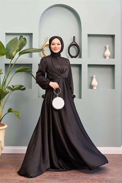 Dilber Evening Dress - Black