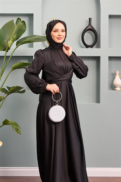 Dilber Evening Dress - Black