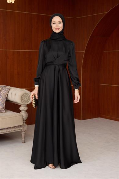 Dilber Evening Dress - Black