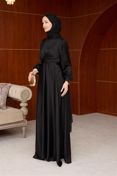 Dilber Evening Dress - Black