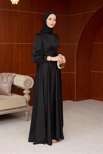 Dilber Evening Dress - Black