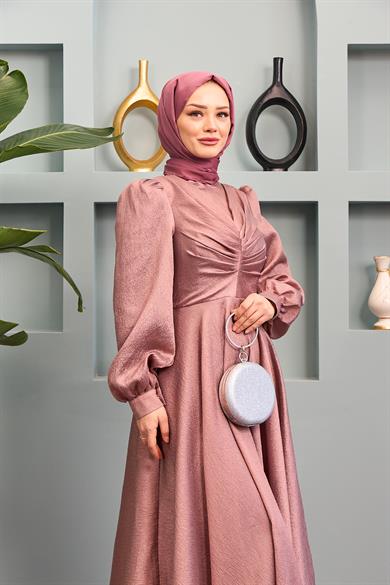 Dilek Evening Dress - Copper