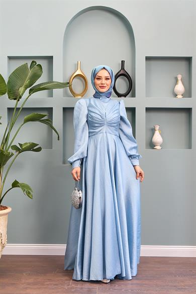 Dilek Evening Dress - Baby Blue