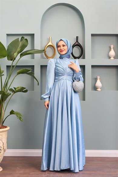 Dilek Evening Dress - Baby Blue