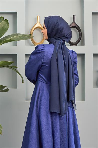 Dilek Evening Dress - Navy Blue