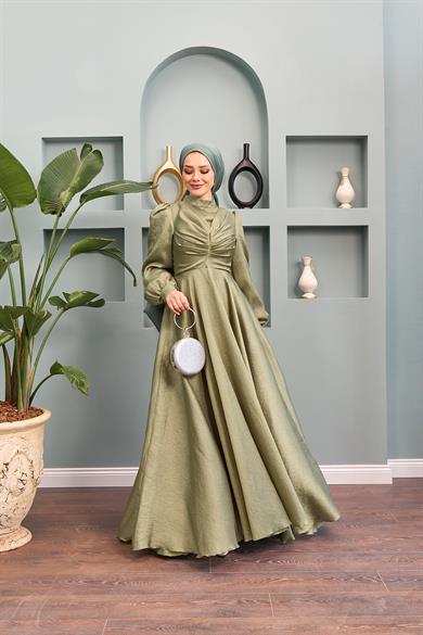 Dilek Evening Dress - Mint Green