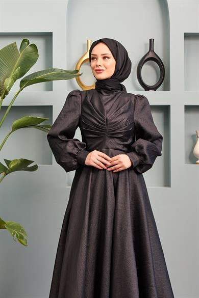 Dilek Evening Dress - Black