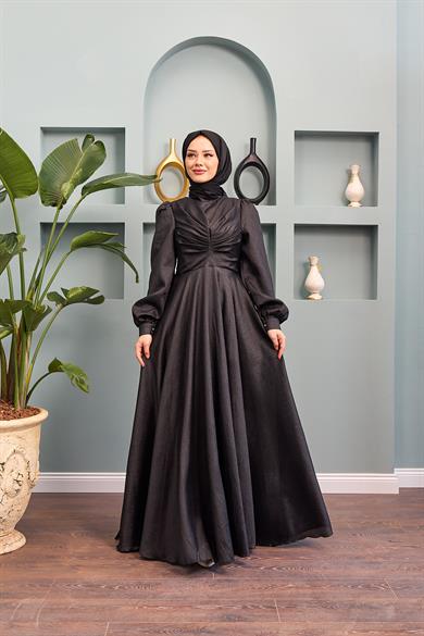 Dilek Evening Dress - Black