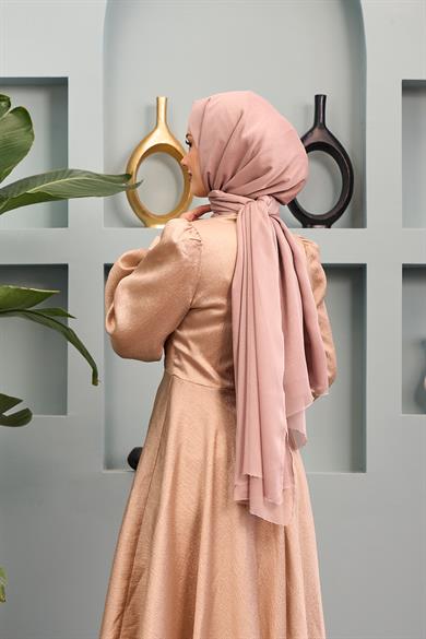 Dilek Evening Dress - Mink