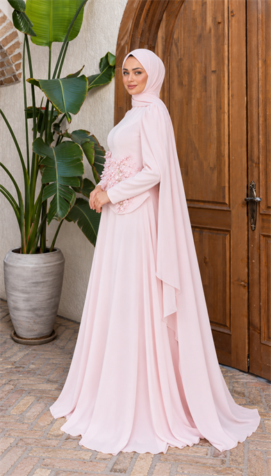 Diva Tasarım Abiye - Pudra