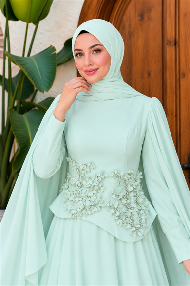 Diva Tasarım Abiye - Yeşil