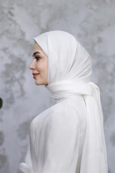Elif Işıltı Abiye - Beyaz
