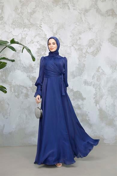 Elif Işıltı Abiye - Lacivert