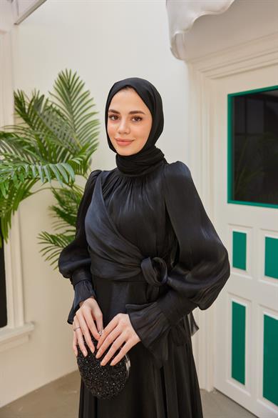 Elif Işıltı Abiye - Siyah